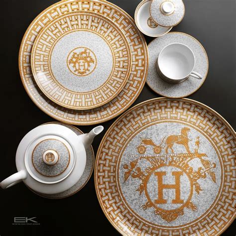 hermes teller set|hermes tableware catalog.